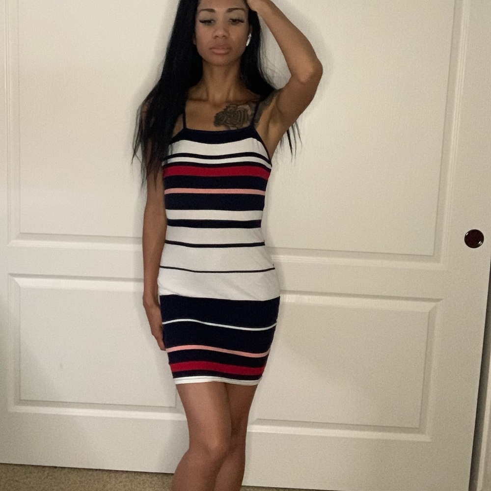 Simple Striped Summer Dress
